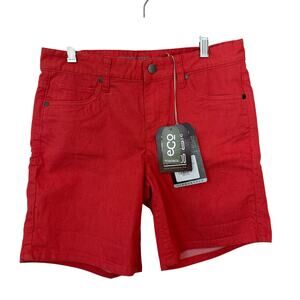 Toad & Co Lola Short Women's Size 4 Organic Cotton‎ 7" Chino Twill Spiced Coral